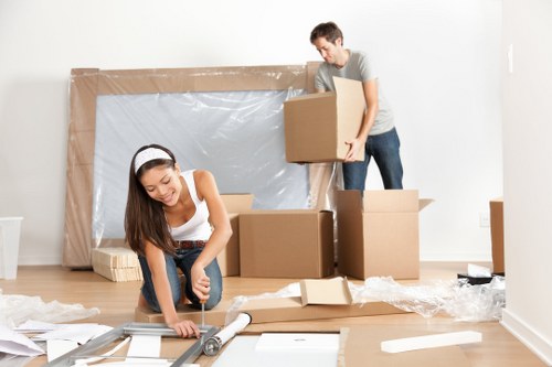Removal van service helping with a home move in Crystal Palace