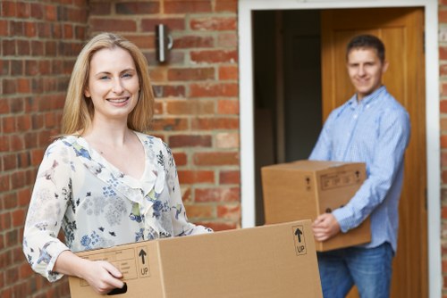 Small removal van supporting a move in Crystal Palace