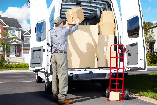 Van loading for a household collection or delivery