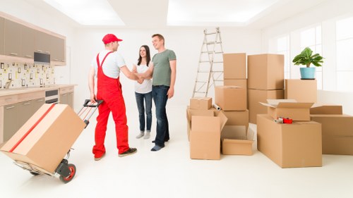 Local removals team handling a move near Crystal Palace homes and flats