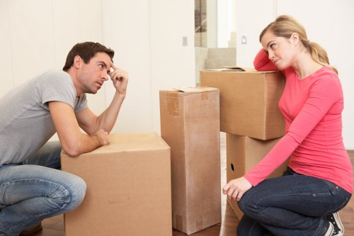 Loading household items into a removals van in Crystal Palace